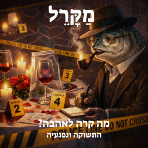 דג בזירת רצח שנראית כמו דייט רומנטי של אהבה כתיאור פודקאסט