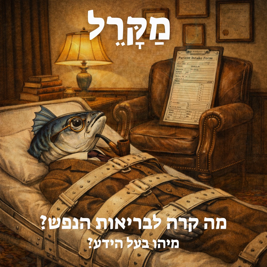 Read more about the article מה קרה לבריאות הנפש? מיהו בעל הידע?