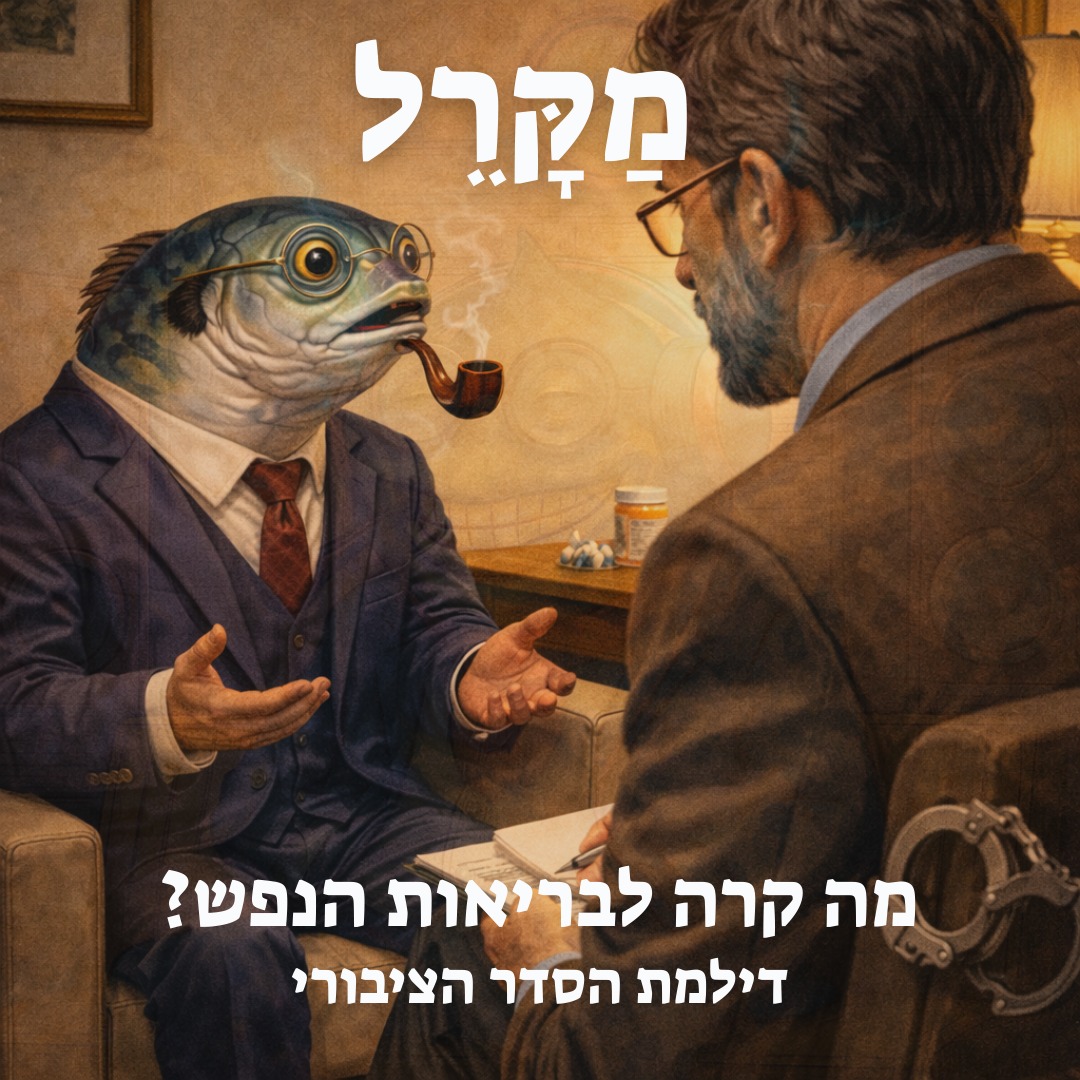 Read more about the article מה קרה לבריאות הנפש? דילמת הסדר הציבורי